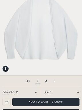 NakedCashmere Cloud Open-Front Cardigan - light blue